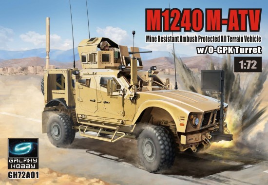 Galaxy Hobby: M1240 M-ATV Mine Resistant Ambush Protected All-Terrain Vehicle w/O-GPK Turret