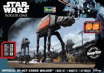 Star Wars Rogue One: Imperial AT-ACT Cargo Walker w/Sound (Build & Play Snap)