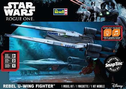 Star Wars Rogue One: Rebel U-Wing Fighter w/Sound (Build & Play Snap)