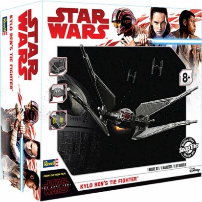 Star Wars The Last Jedi: Kylo Rens Tie Fighter w/Sound & Lights (Build & Play Snap)