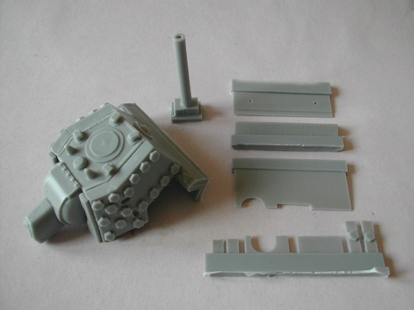 Russian KV-1 Ekranami Turret for Meng Toons Tanks