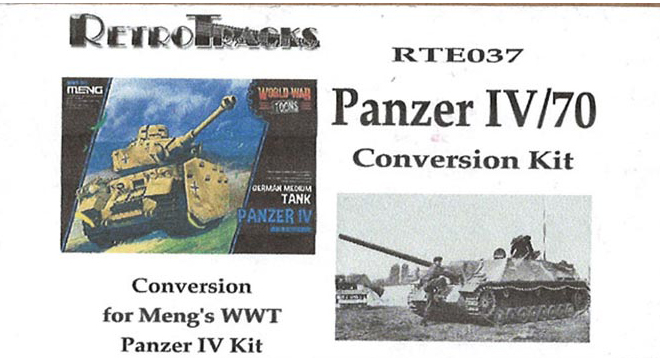 Panzer IV/70 Conversion Kit for Meng Toons Tanks
