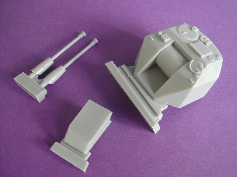 Panther Coelian Turret Conversion Kit for Meng Toons Tanks