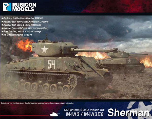 WWII U.S. M4A3 / M4A3E8 Sherman