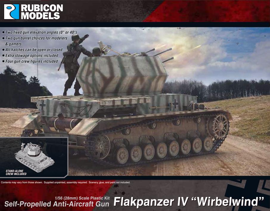 WWII German Flakpanzer IV Wirbelwind