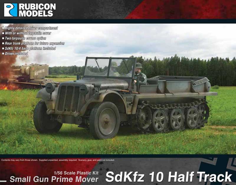 Michigan Toy Soldier Company : Rubicon Models - WWII German SdKfz 10 ...