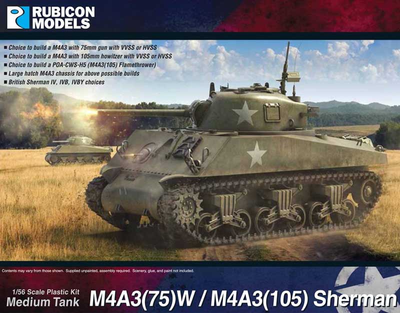 WWII WWII US M4A3(75)W / M4A3(105)