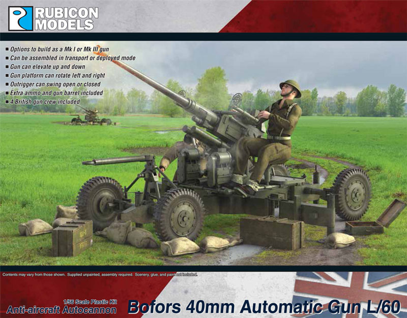WWII British 40mm Bofors Automatic Gun Mk I/III