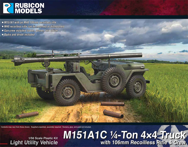 M151A1C with 106mm Recoilless Rifle