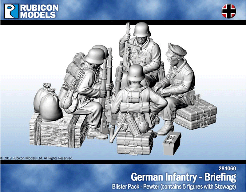 German Infantry Briefing- Pewter