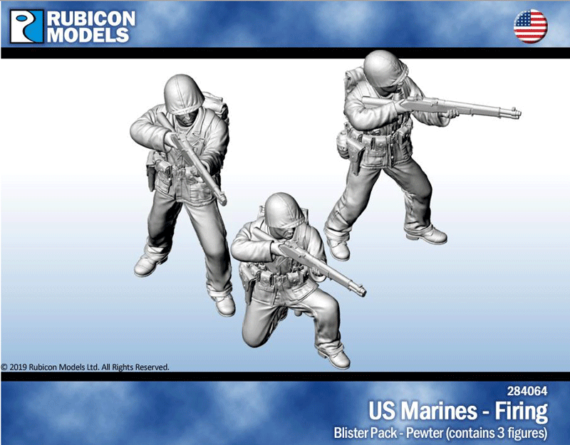 US Marines Firing- Pewter