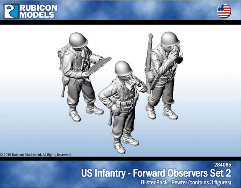 US Infantry Forward Observers Set 2- Pewter