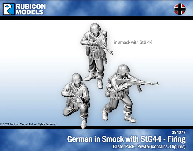 German in Smock with StG44 Firing- Pewter