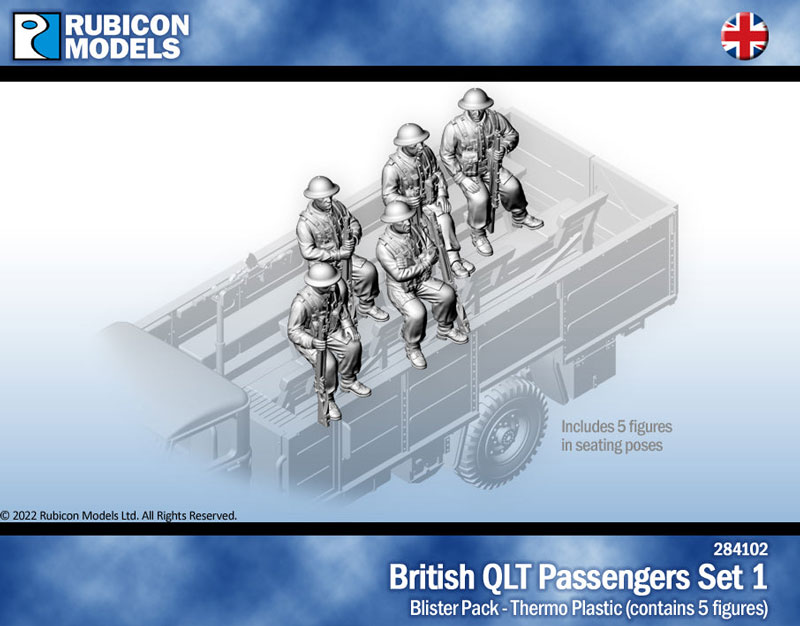 British QLT Truck Passengers Set 1 - Thermoplastic