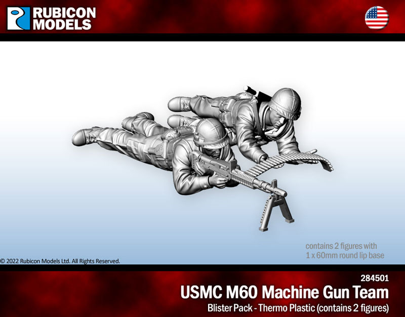 USMC M60 Machine Gun Team - Thermoplastic