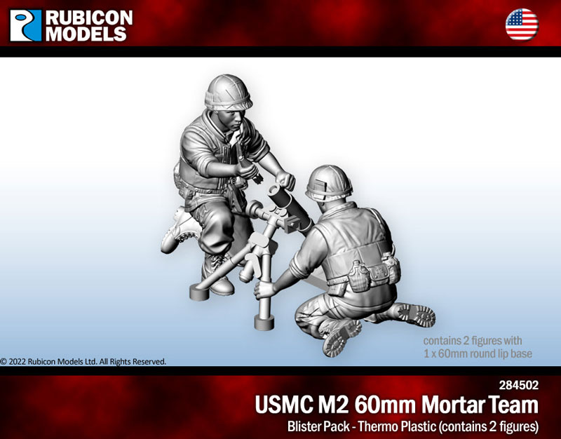 USMC M2 60mm Mortar Team - Thermoplastic