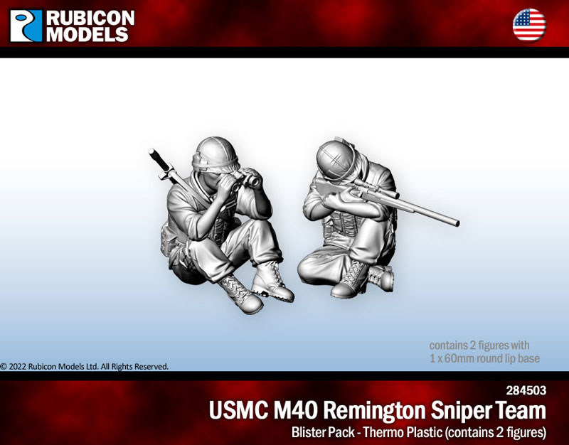 USMC M40 Remington Sniper Team - Thermoplastic