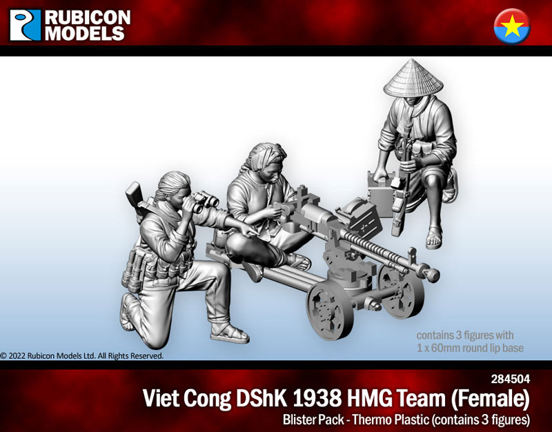 VC DShK 1938 HMG Team (Female Crew) - Thermoplastic
