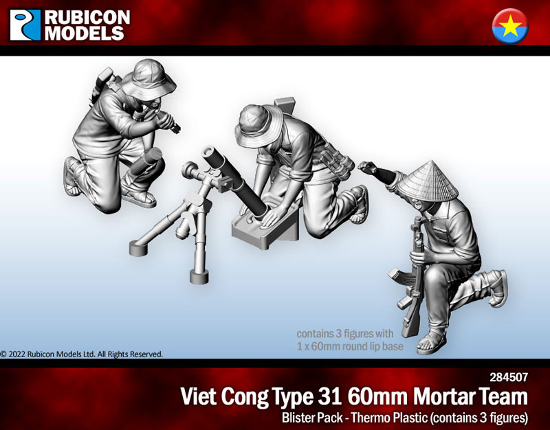 VC Type 31 60mm Mortar Team - Thermoplastic