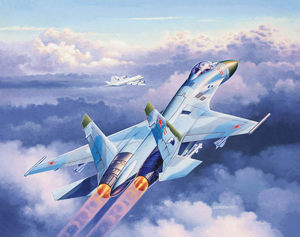 Su27 Flanker Combat Jet Fighter