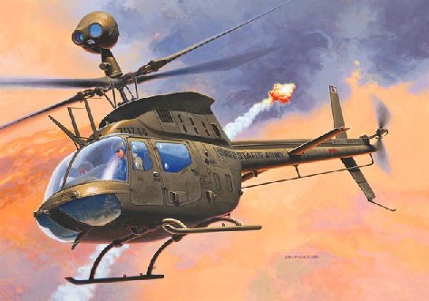 Bell OH58D Kiowa Helicopter