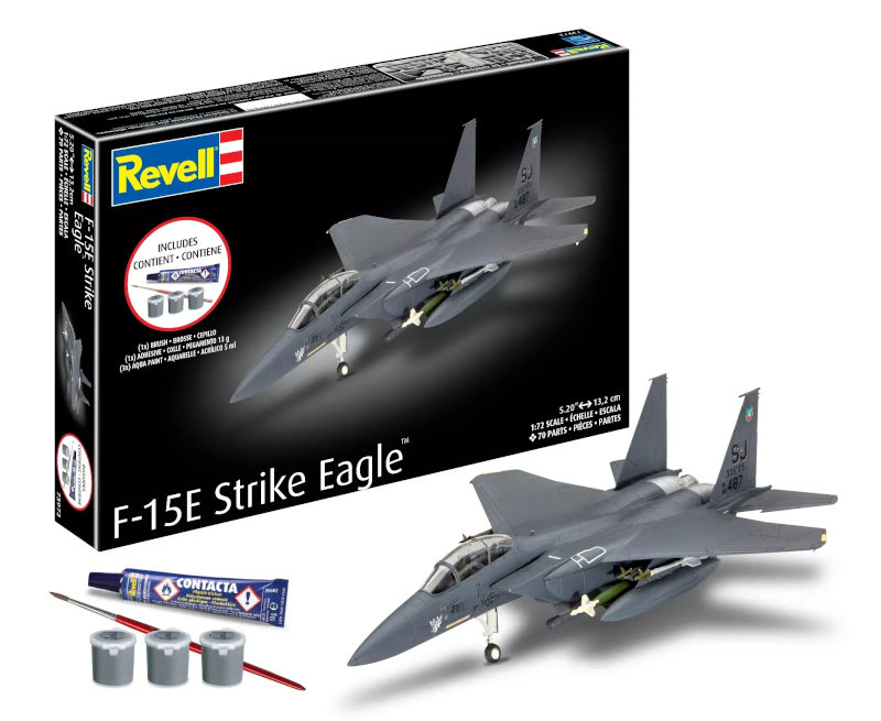 Revell Starter Kit: F-15E Strike Eagle All-Included Kit