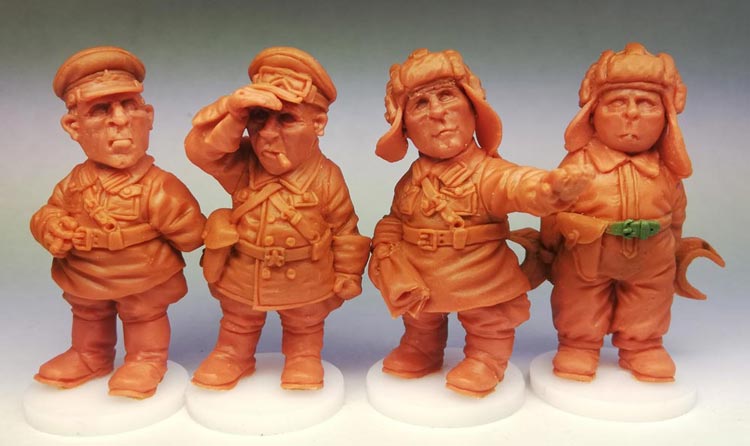 WWII Russian Toons Tankers