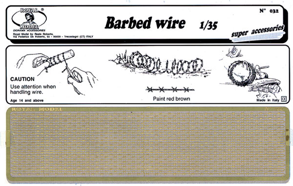 Brass Barbed Wire (Photo-Etch)