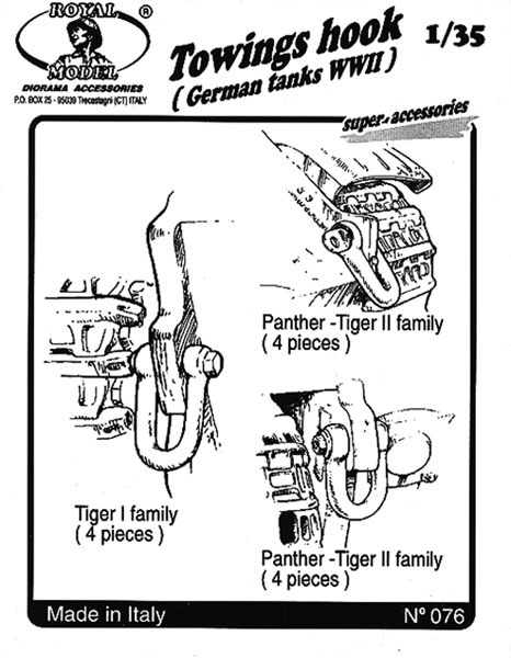 WWII German Tank Tow Hooks