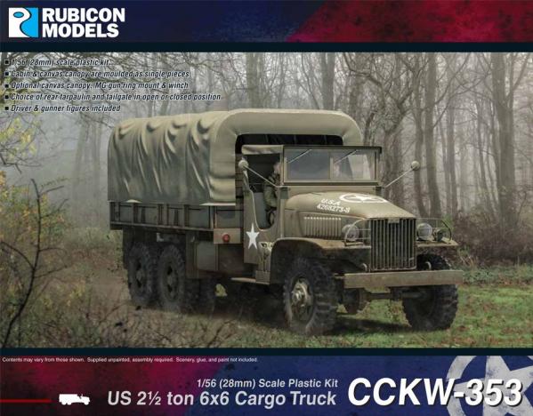 WWII USA CCKW 353 2.5 ton 6x6 Truck (GMC)