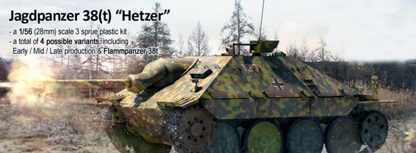  WWII German Jagdpanzer 38(t) Hetzer