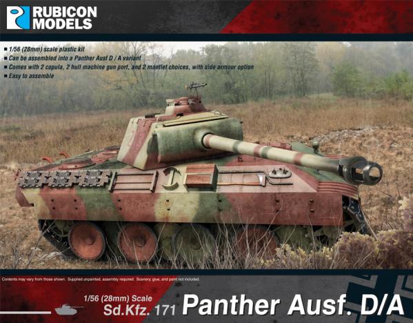 WWII German Panther Ausf D and A