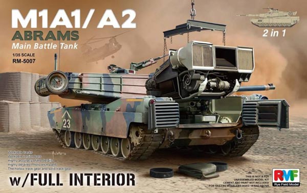 U.S. M1A1/A2 Abrams W/Full Interior