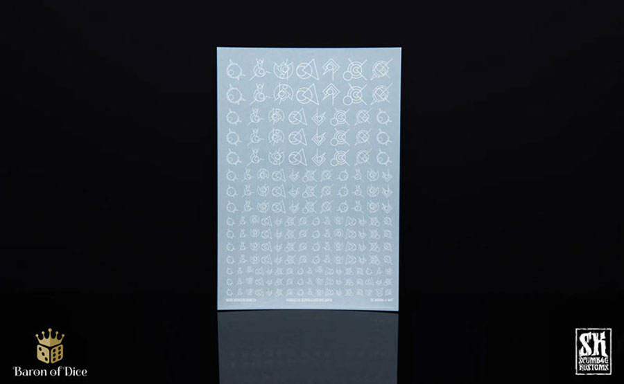 SB Kustom Hell Bearers Runes A Decal Sheet