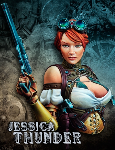 Busts to Scale: Jessica Thunder