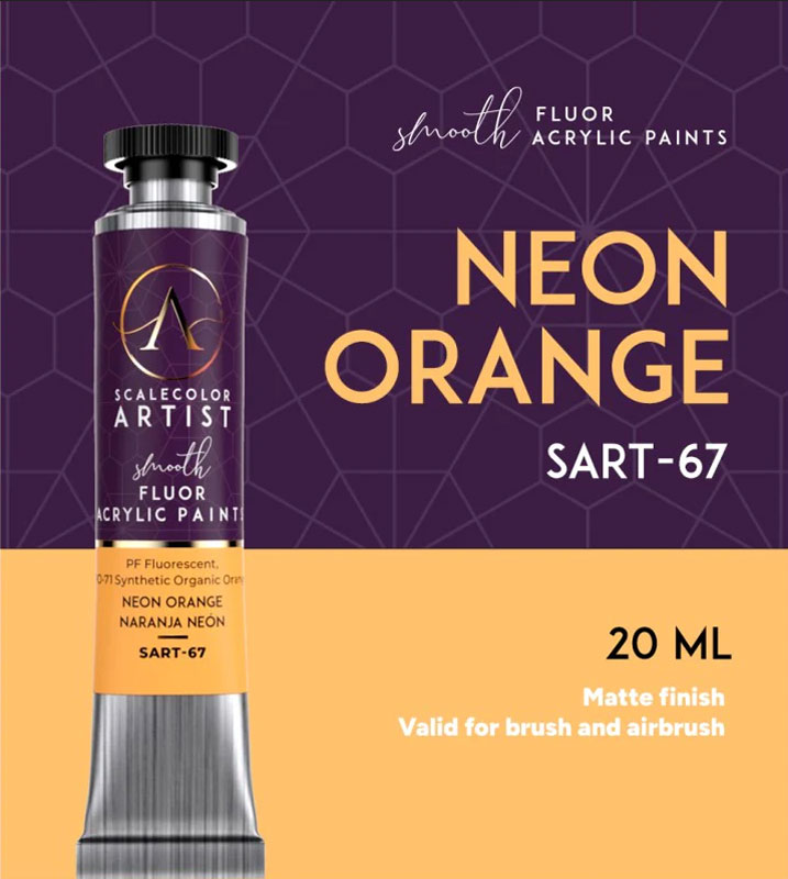 Scale Color Artist Flour: Neon Orange