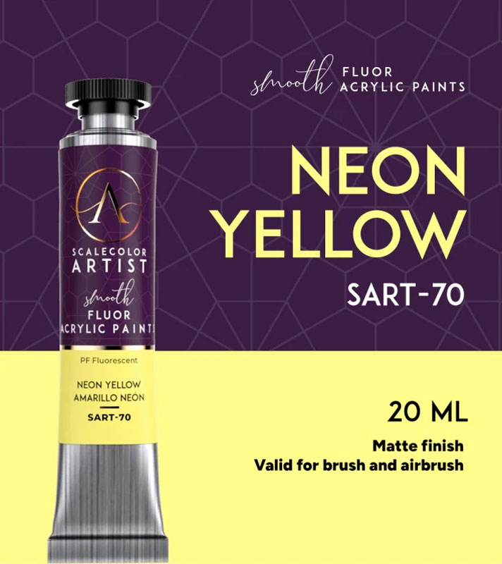 Scale Color Artist Flour: Neon Yellow