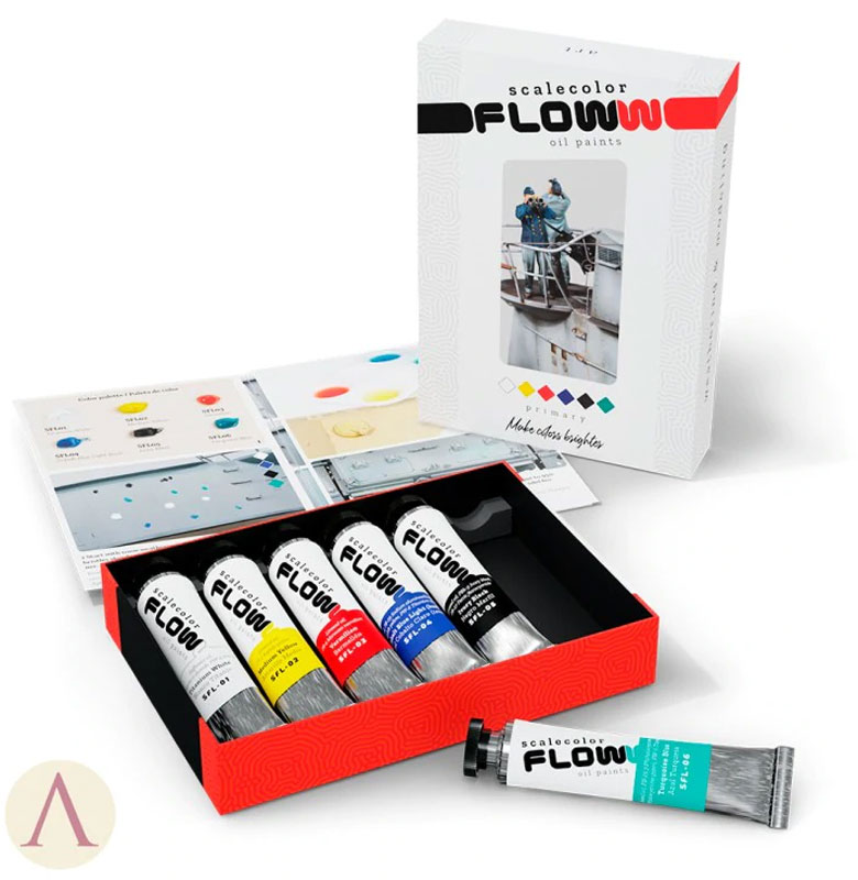 Scalecolor Floww Oil Paints: Primary Set - ONLY 2 AVAILABLE AT THIS PRICE