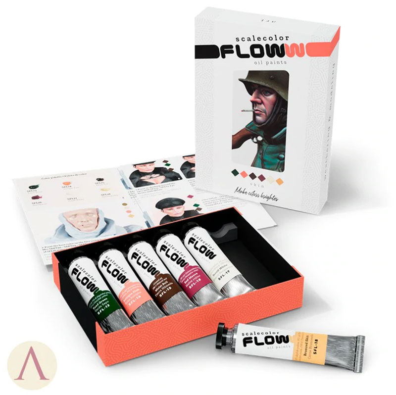 Scalecolor Floww Oil Paints: Skin Set