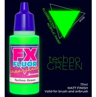 FX Fluor Range - Techno Green 17ml