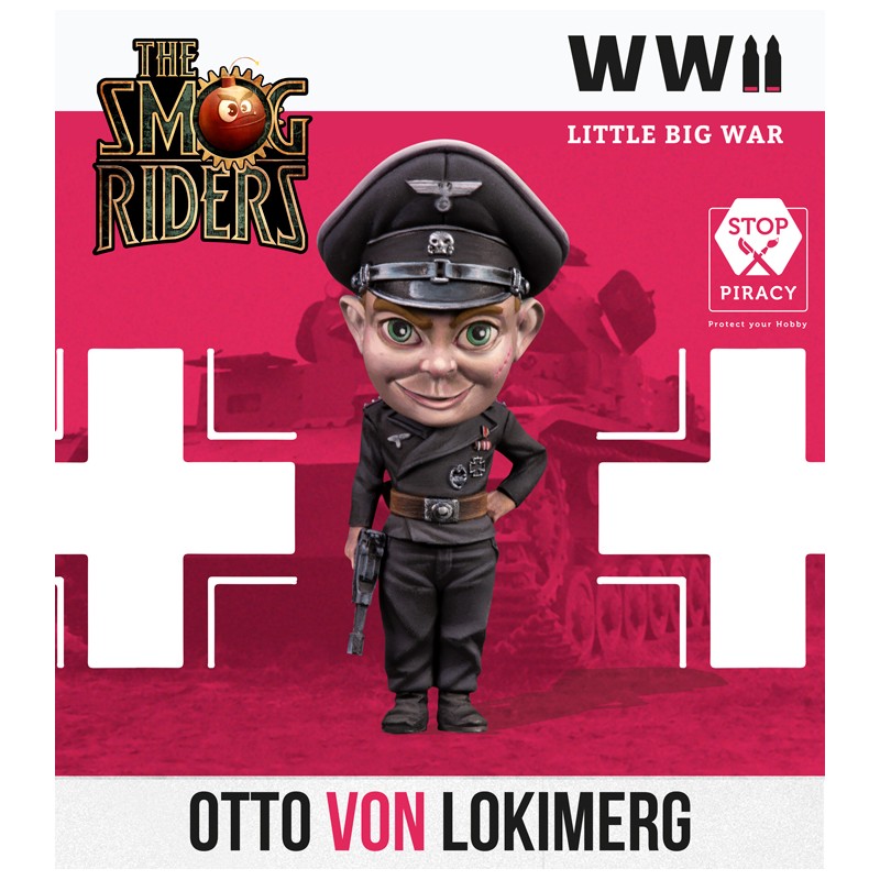 WWII Little Big War: German Otto Von Lokimerg -Toon Figure