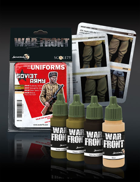 Scale Color Warfront Paint Sets: Soviet Army Set