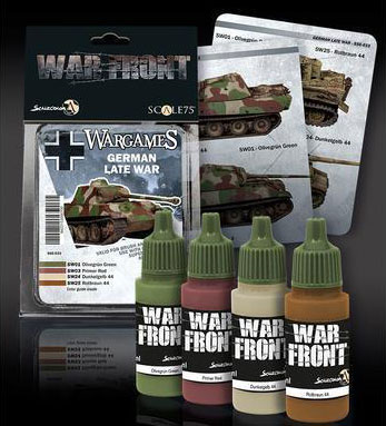 Scale Color Warfront Paint Sets: Wargames - German Late War