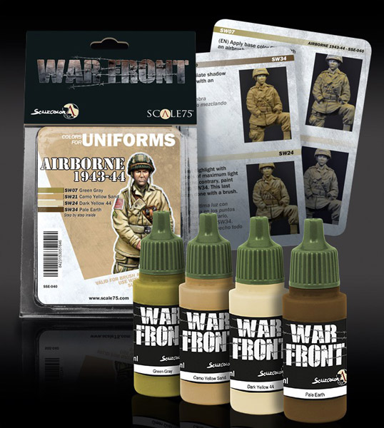 Scale Color Warfront Paint Sets: Airborne 1943-44