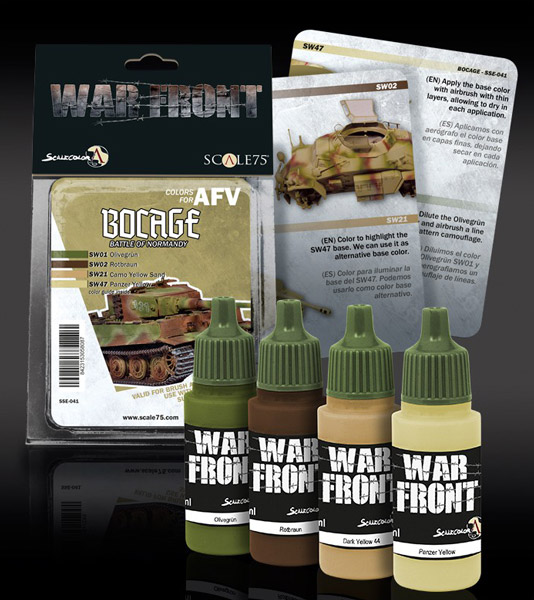 Scale Color Warfront Paint Sets: Bocage Battle of Normandy