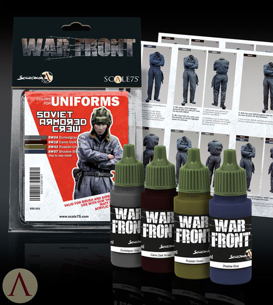 Scale Color Warfront Paint Sets: Soviet Armored Crew