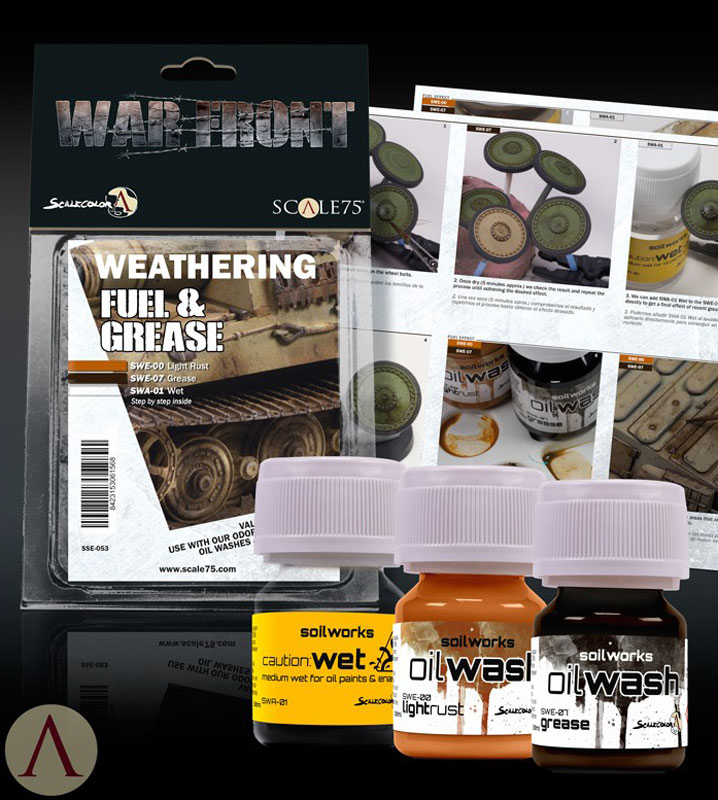 Scale Color Warfront Paint Sets: Fuel and Grease