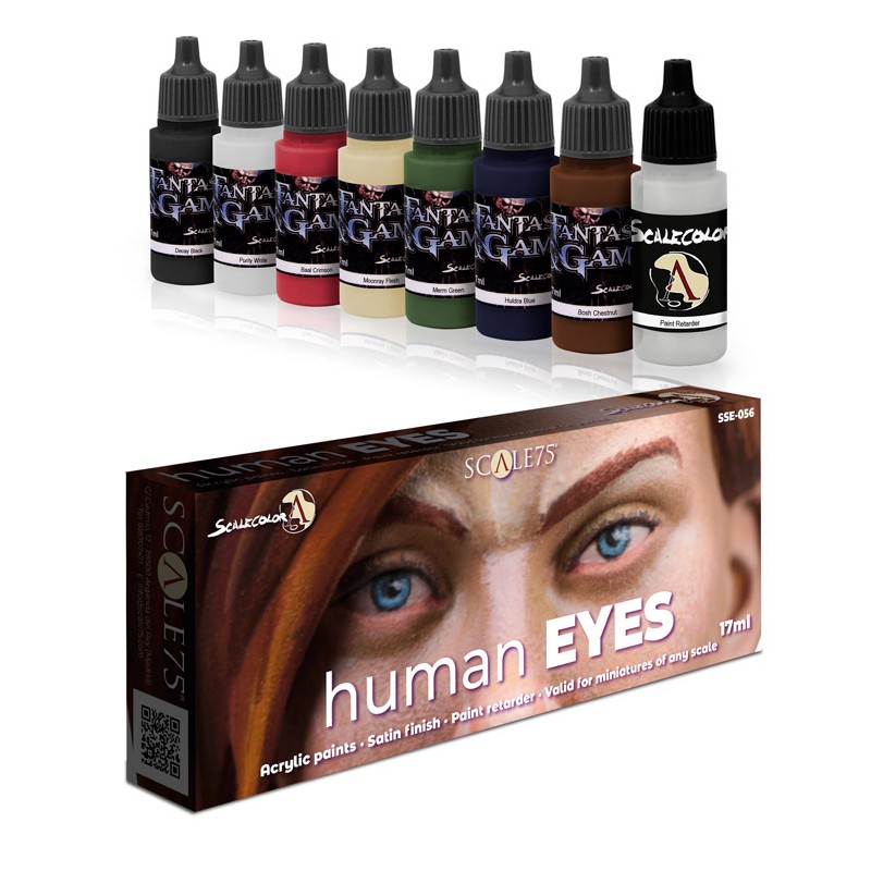Scale Color- Human Eyes Paint Set
