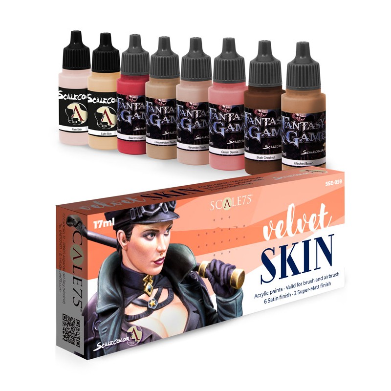 Scale Color- Velvet Skin Paint Set