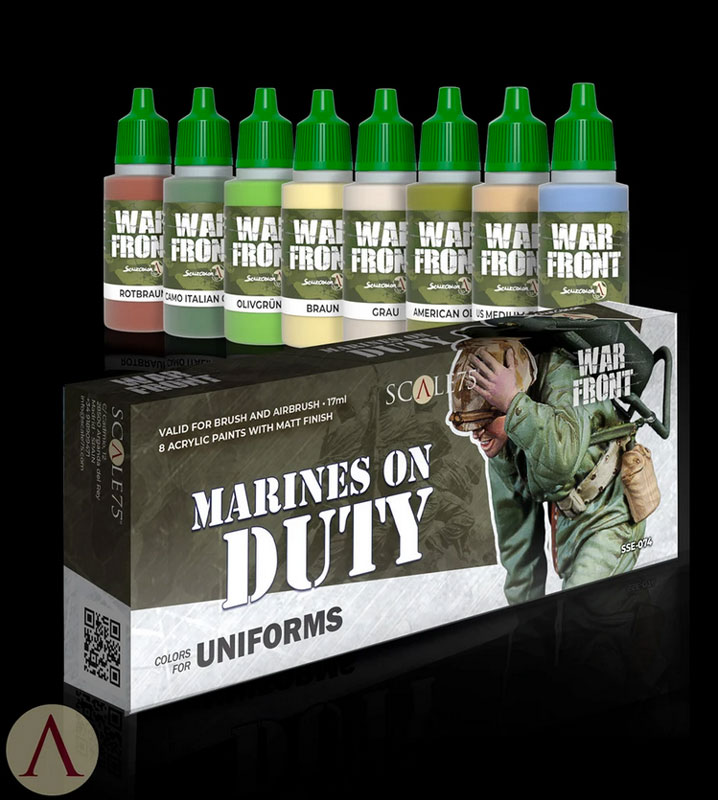 Scale Color Warfront Paint Sets: Marines on Duty